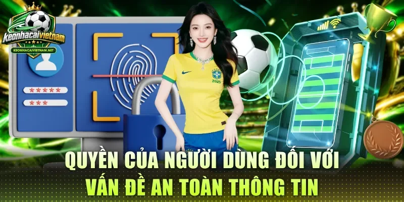 Quyền của người dùng đối với vấn đề an toàn thông tin